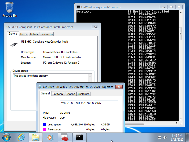Windows7 x64 2026一月更新