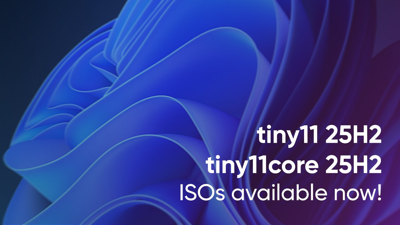 Tiny11 25H2